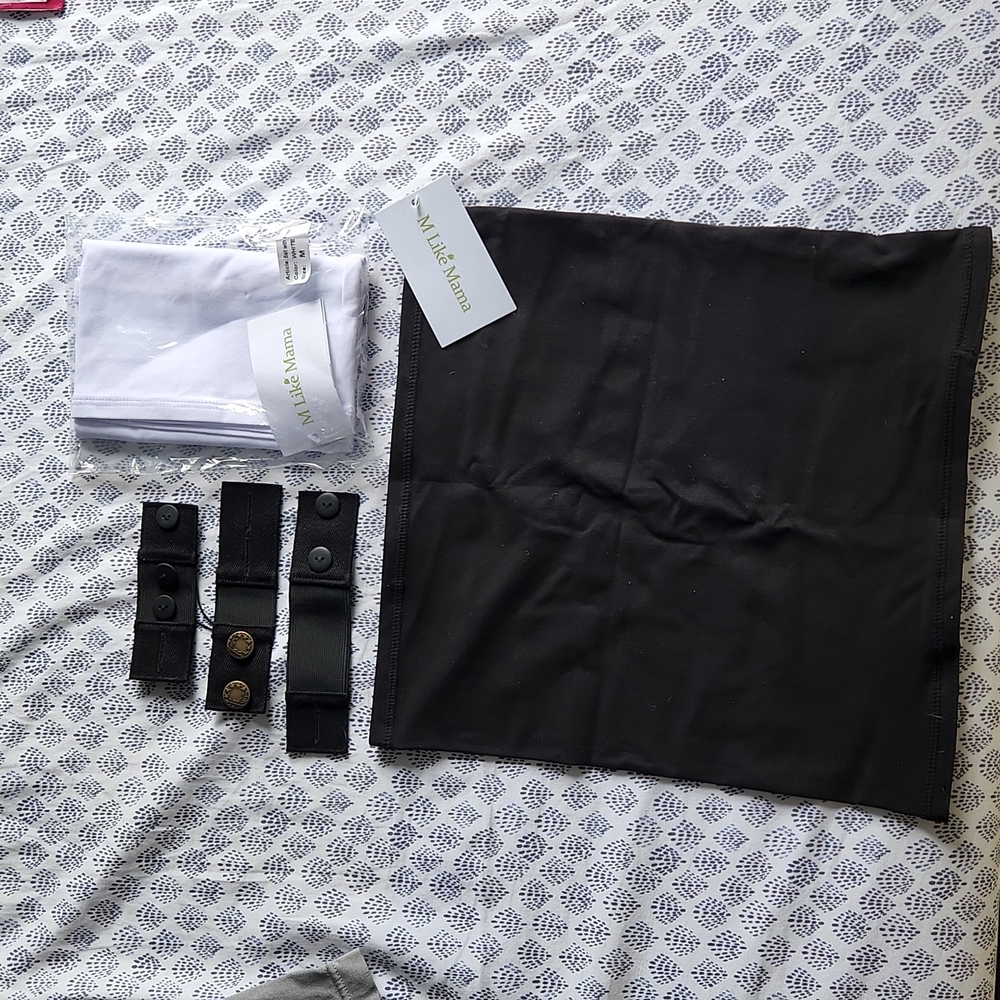 Maternity Fit, Bamboo Belly Band with Waist Extenders for pregnancy